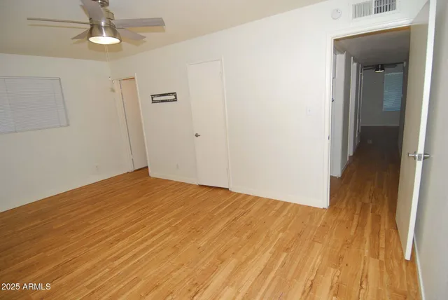 wooden floor in an empty room