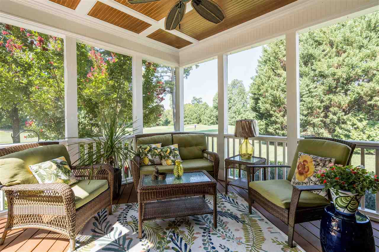 275 Waterville Street Raleigh, NC 27603 - Photo 25 of 30 Large screened porch to enjoy the amazing view of the golf course. Screened porch