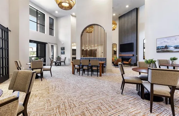 a living room filled with furniture