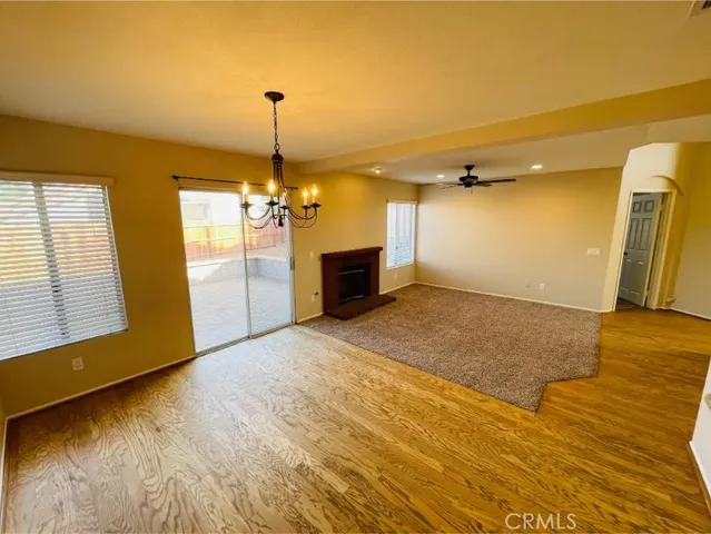 a view of a livingroom with a fireplace