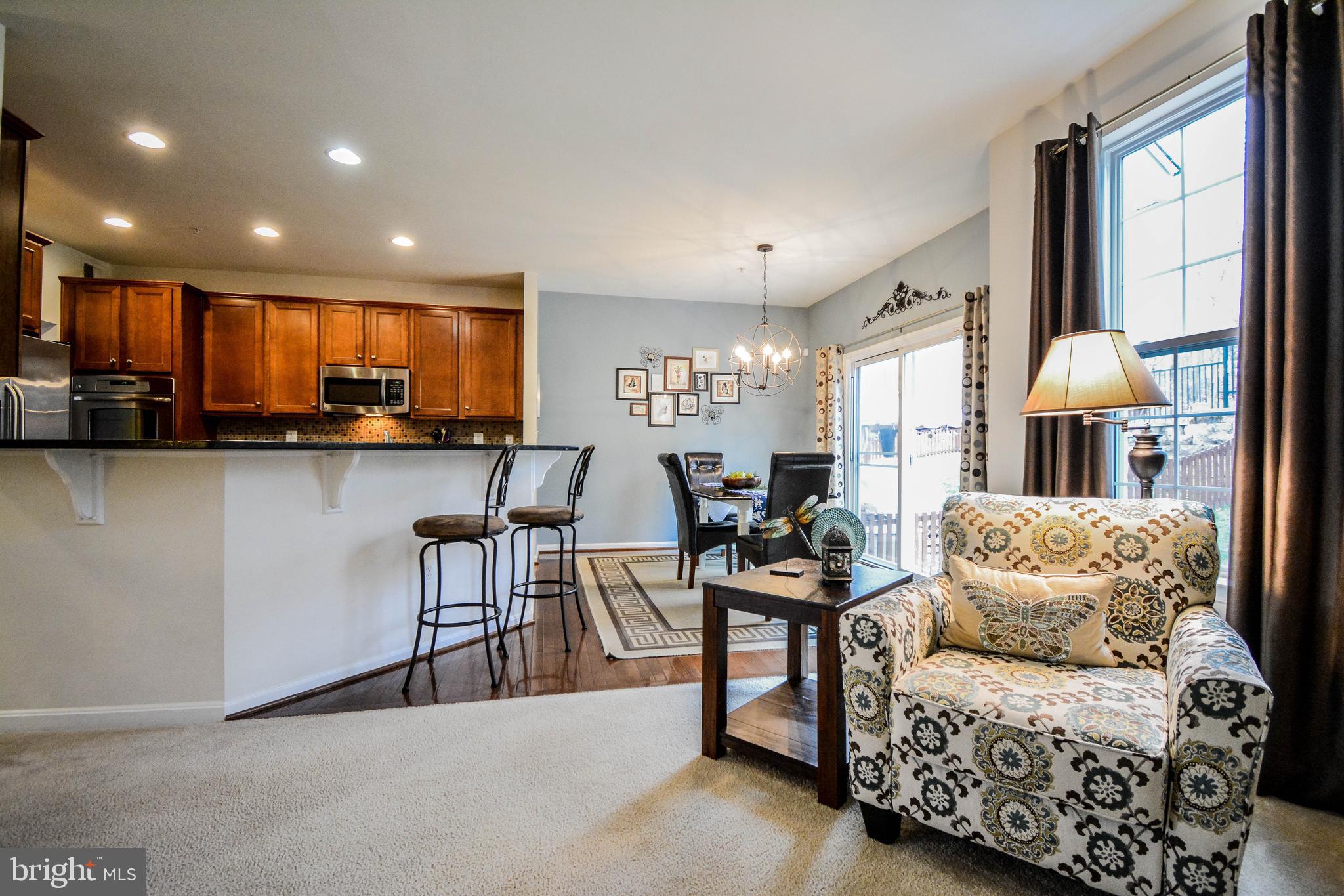 3321 Eagle Ridge Drive Woodbridge, VA 22191 - Photo 8 of 32 Family room and kitchen