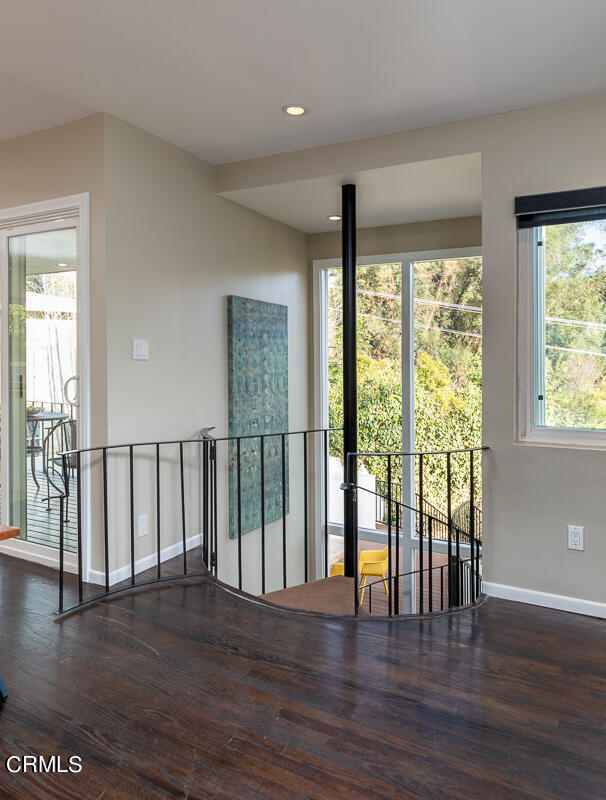 1376 Brixton Road Pasadena, CA 91105 - Photo 25 of 38 a view of an entryway with wooden floor