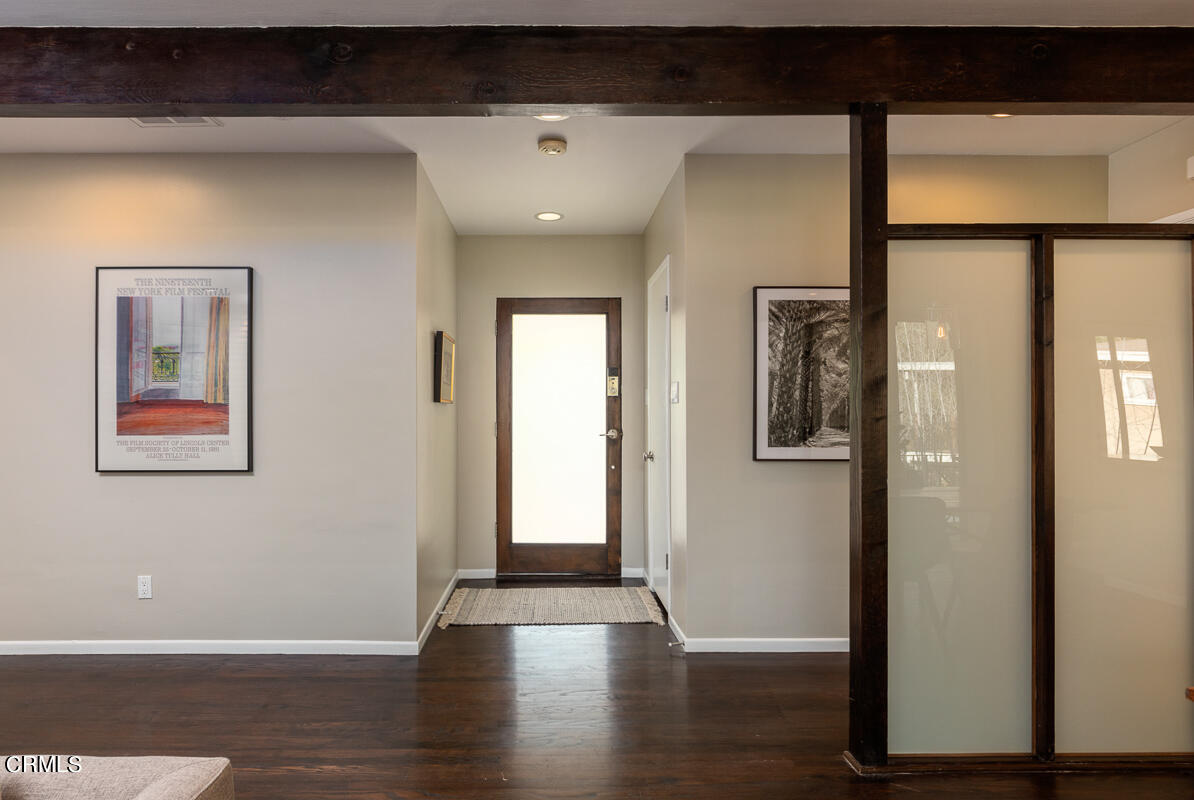1376 Brixton Road Pasadena, CA 91105 - Photo 5 of 38 a view of a hallway with wooden floor