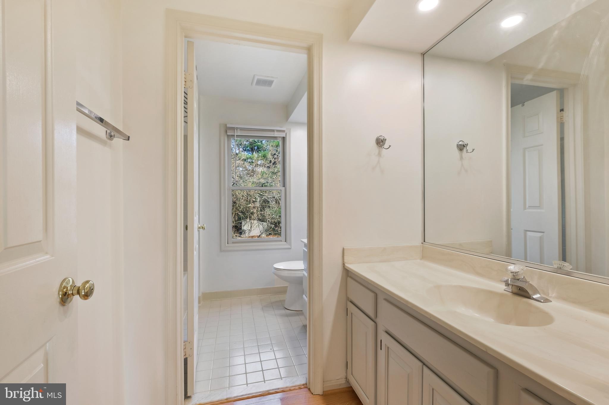 13905 Huxley Cove Court Silver Spring, MD 20906 - Photo 29 of 30 a bathroom with a sink and a mirror