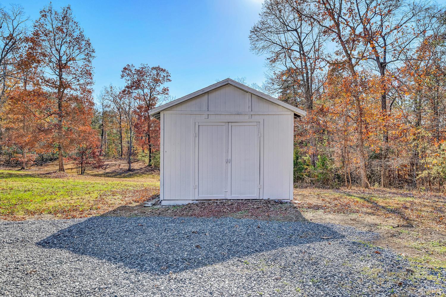 3949 Diamond Hill Road Moneta, VA 24121 - Photo 27 of 30 a view of a backyard with large trees