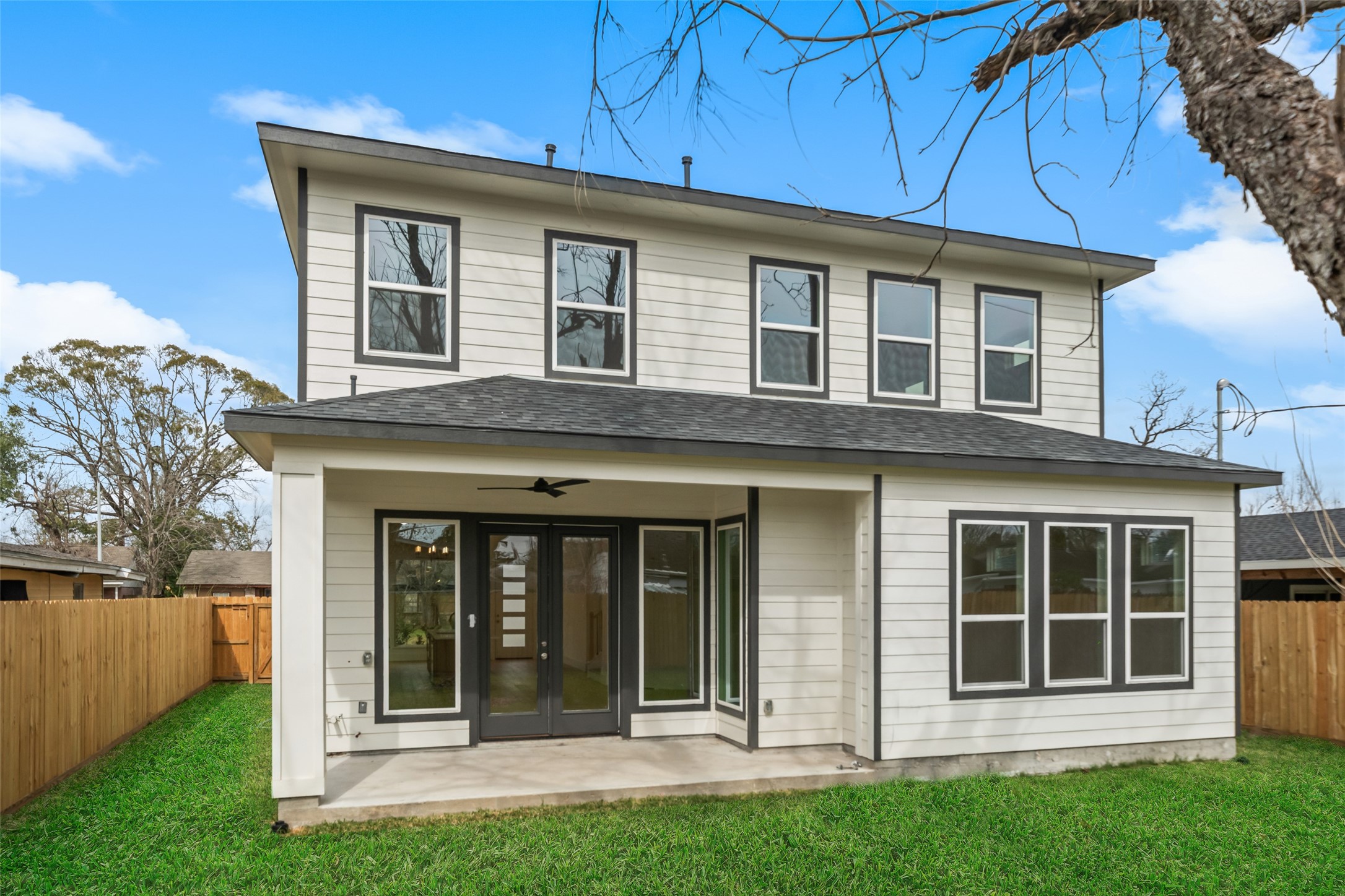 8521 Friendship Road Houston, TX 77080 - Photo 46 of 49 front view of a house with a yard