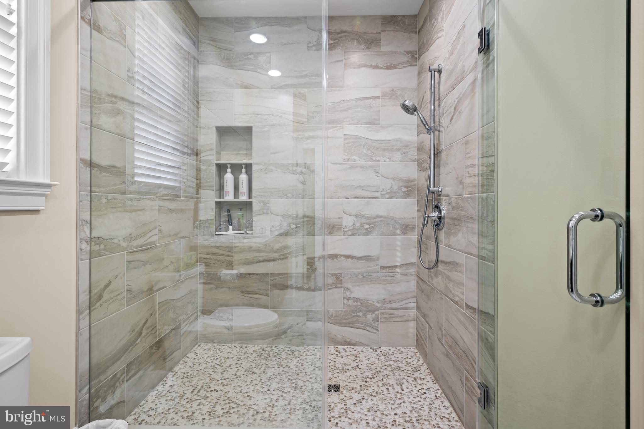 323 Friendship Road Clarksboro, NJ 08020 - Photo 22 of 48 Large shower area with tile floor and walls in MB