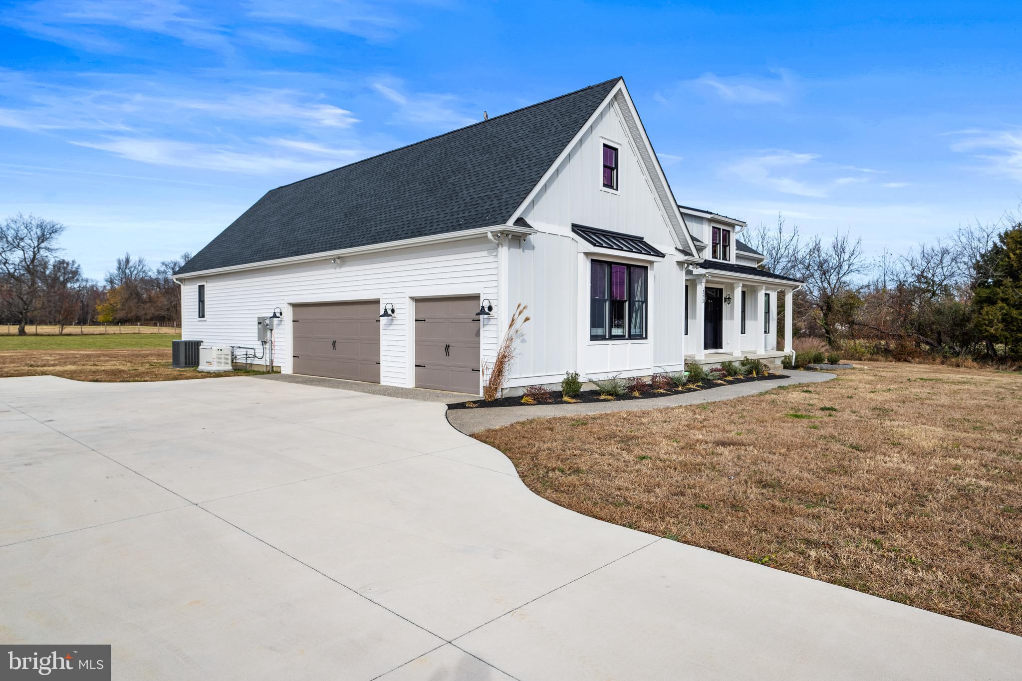 Full Concrete driveway (100 ft.) with turn around