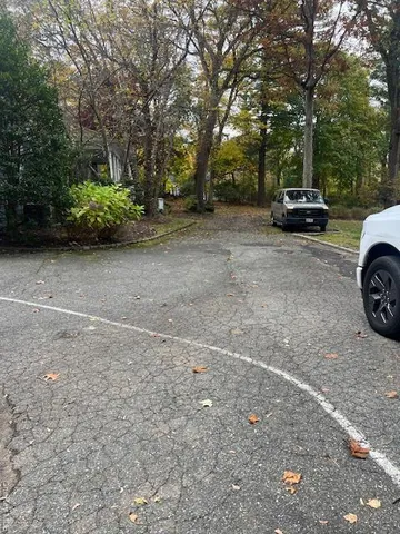 a car parked on the side of the road