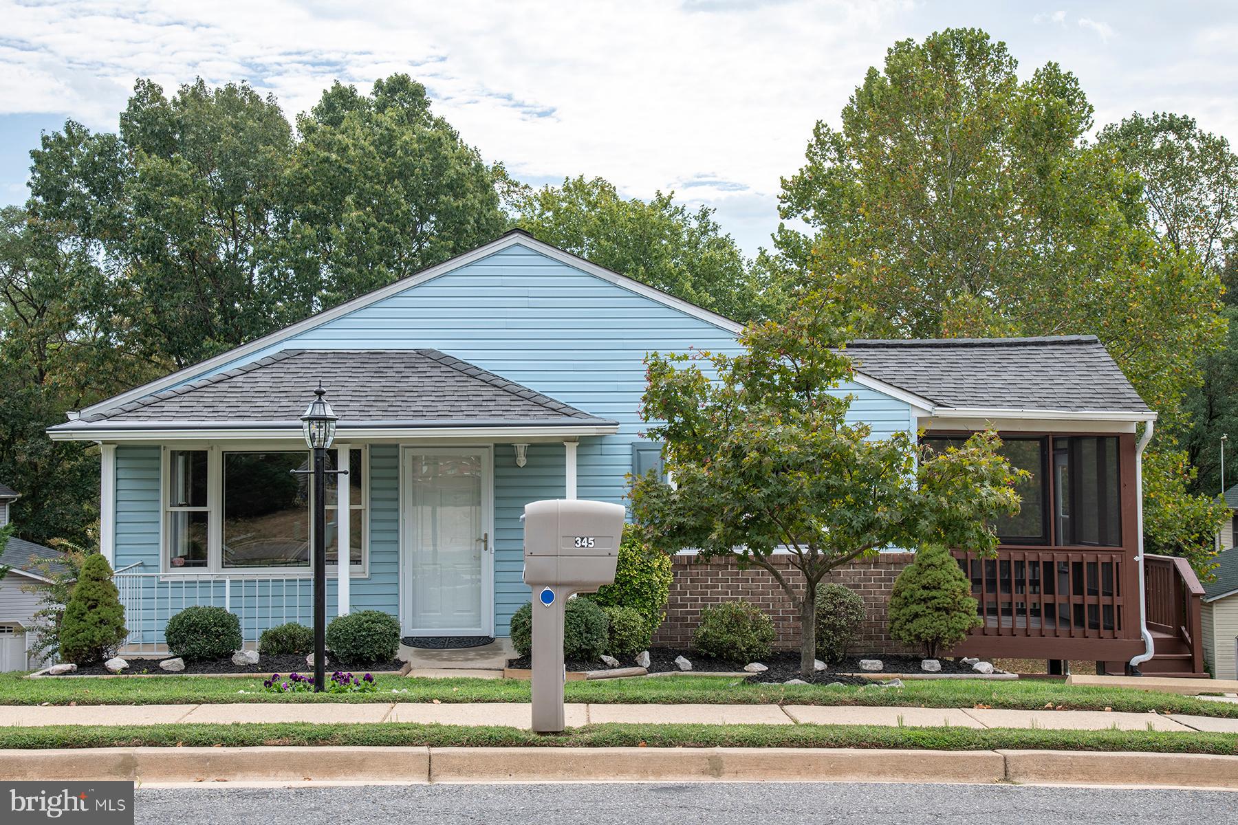 345 Edgewood Road Linthicum Heights, MD 21090 - Photo 1 of 63 a front view of a house with a yard and garage