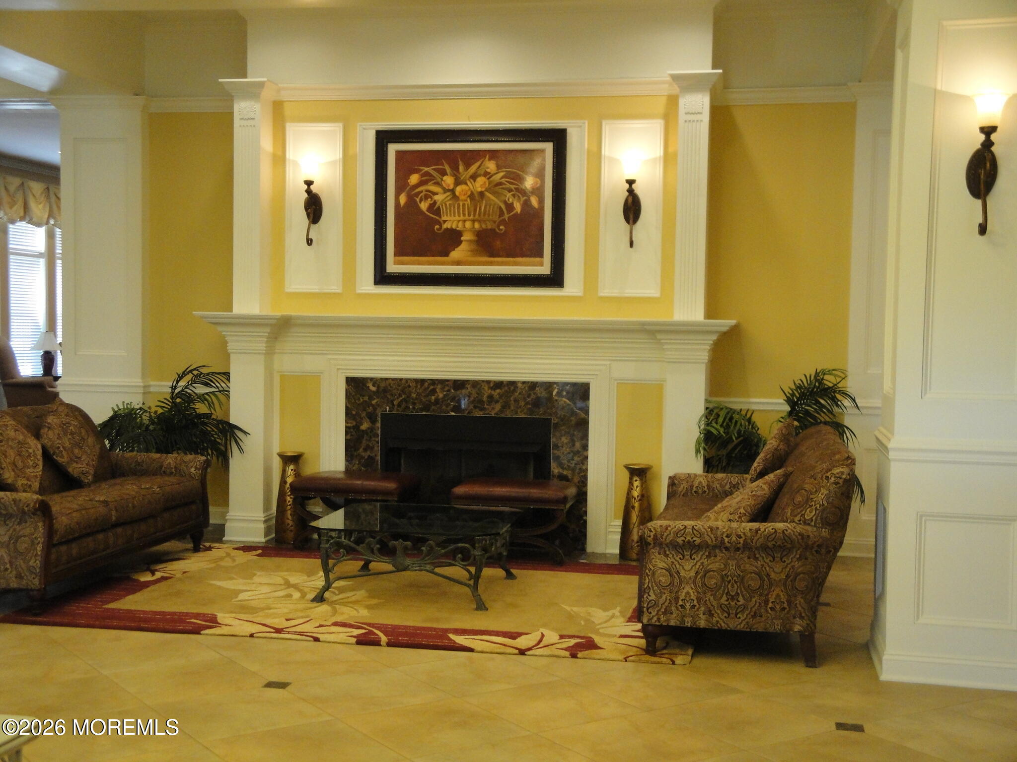 3276 Springer Lane Toms River, NJ 08755 - Photo 24 of 29 a living room with furniture and a fireplace