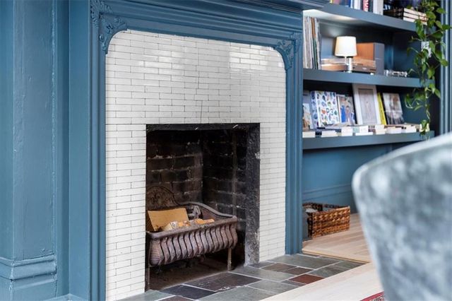 a view of outdoor space and barbecue grill