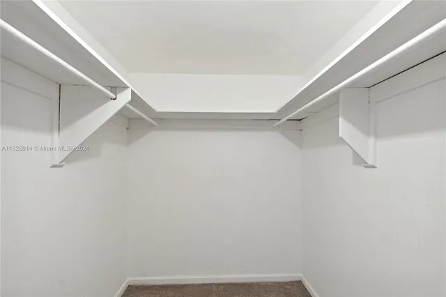a view of walk in closet