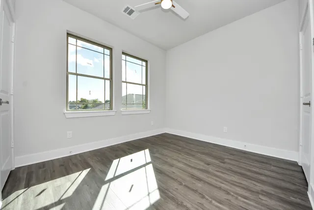 a close view of closet