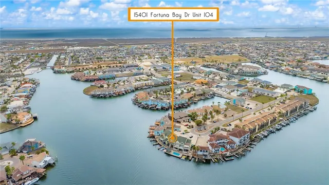 $285,000 | 15401 Fortuna Bay Drive, Unit 104, Corpus Christi, TX 78418