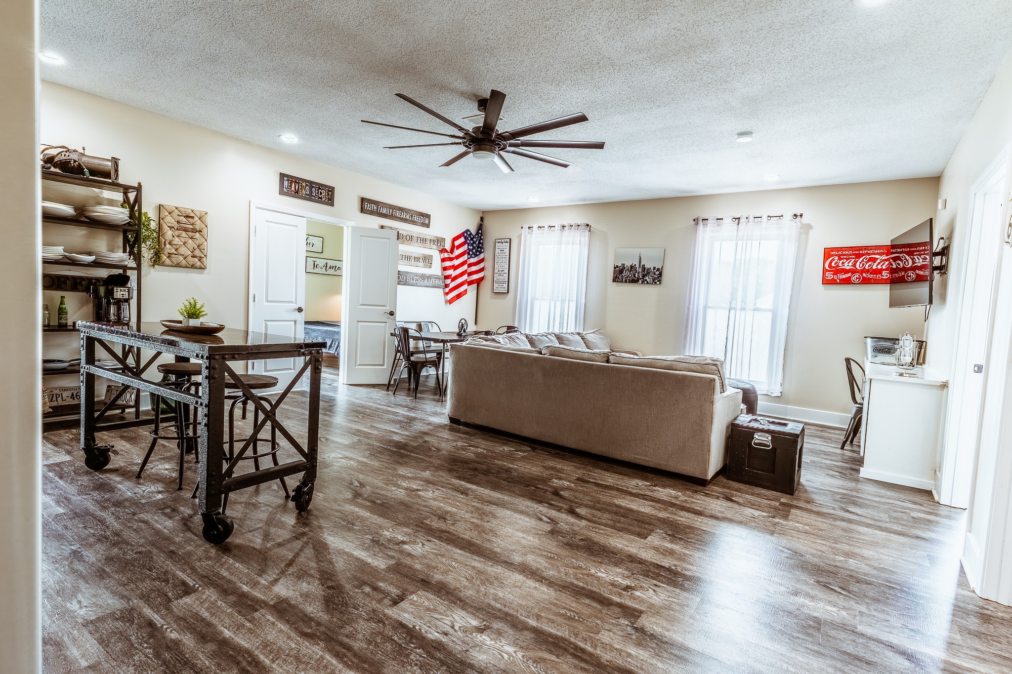 3375 Rowland Mill Road Buena Vista, TN 38318 - Photo 26 of 85 a living room with furniture and a wooden floor
