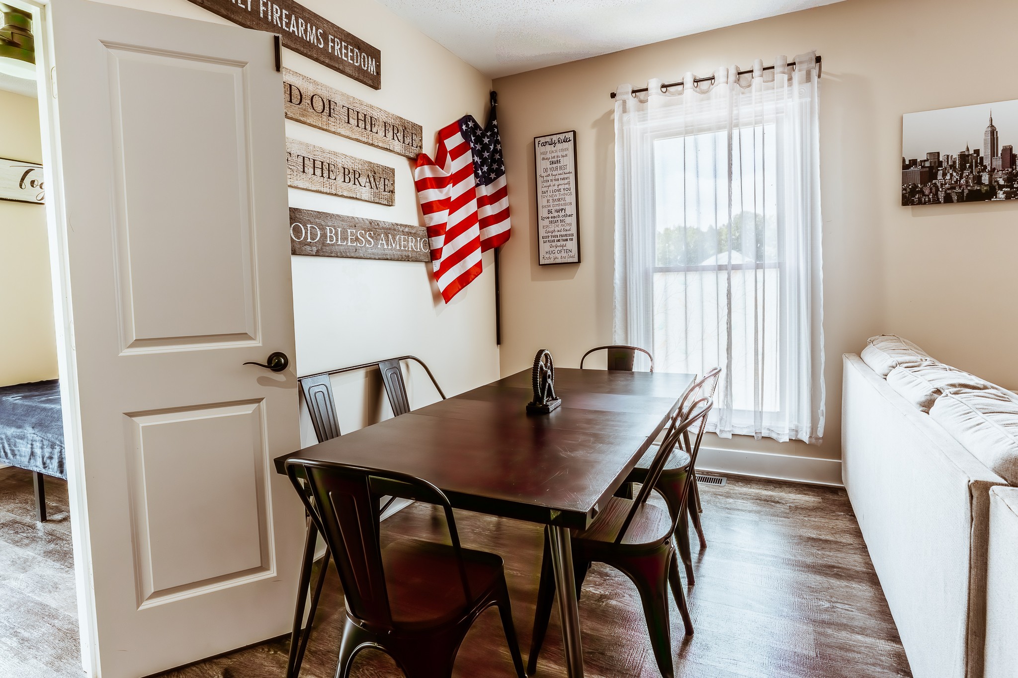 3375 Rowland Mill Road Buena Vista, TN 38318 - Photo 31 of 85 a view of a dining room with furniture and a window