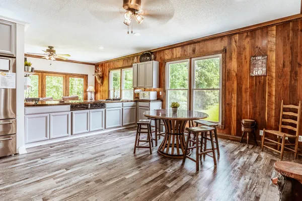 a house view with a outdoor space