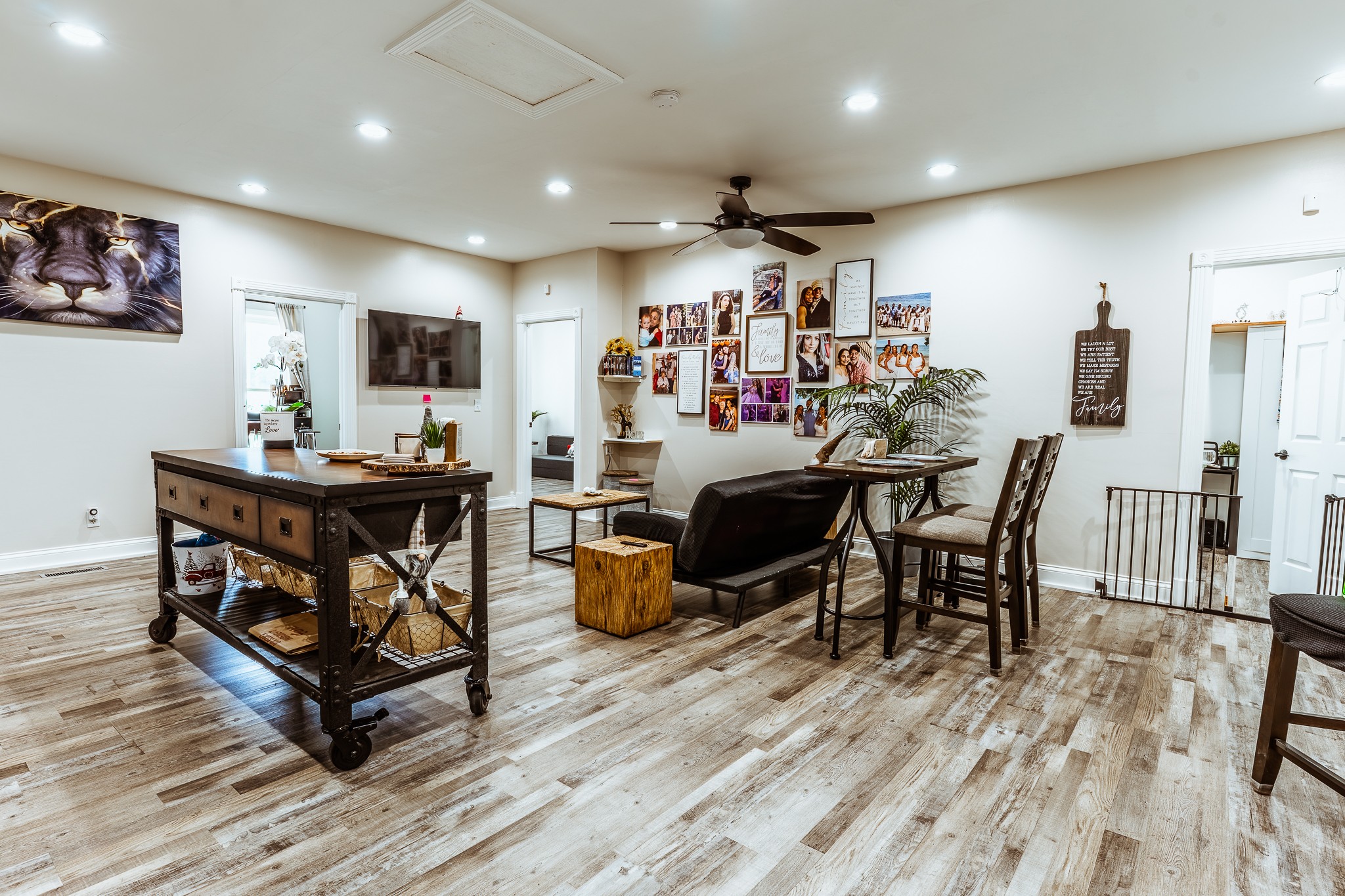 3375 Rowland Mill Road Buena Vista, TN 38318 - Photo 48 of 85 a dining room with furniture and wooden floor
