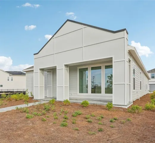 a view of a house with a outdoor space