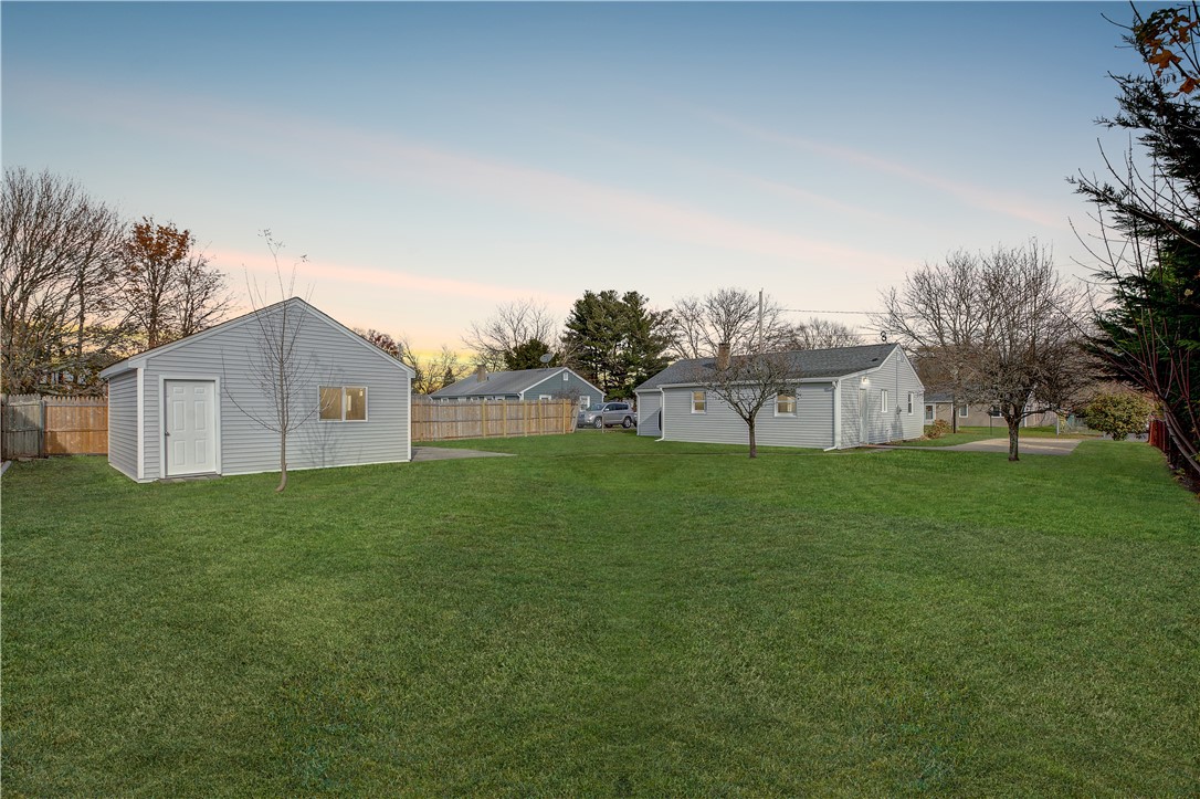27 Rosedale Drive Bristol, RI 02809 - Photo 4 of 34 Large back yard with oversized shed