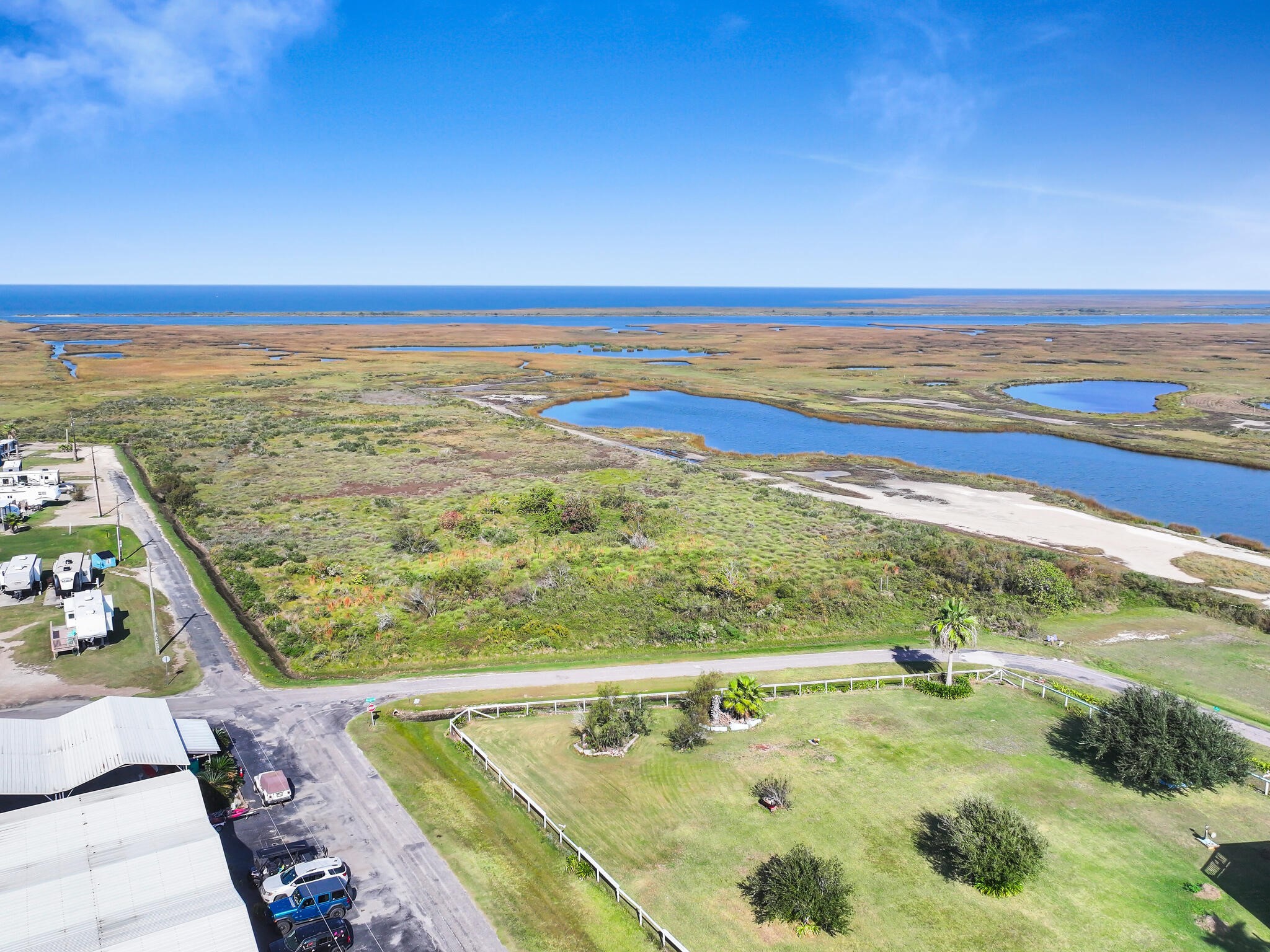0 Middle Reef Drive Crystal Beach, TX 77650 - Photo 5 of 17 a view of an ocean from a balcony