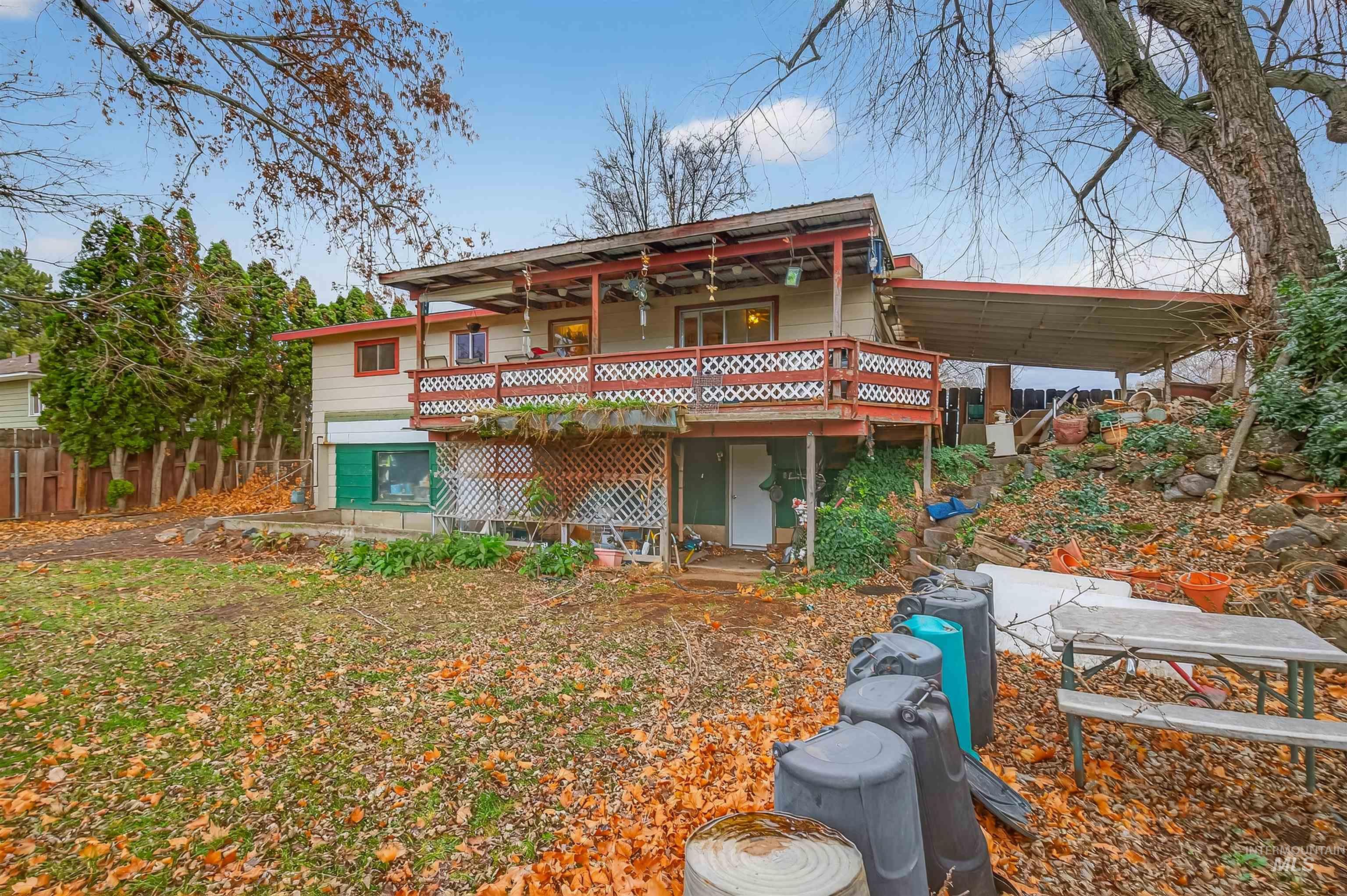 3508 8th Street Lewiston, ID 83501 - Photo 16 of 28 Back of property featuring a wooden deck