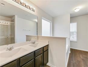 968 Rice Drive Bryan, TX 77803 - Photo 8 of 12 a bathroom with a sink and a mirror