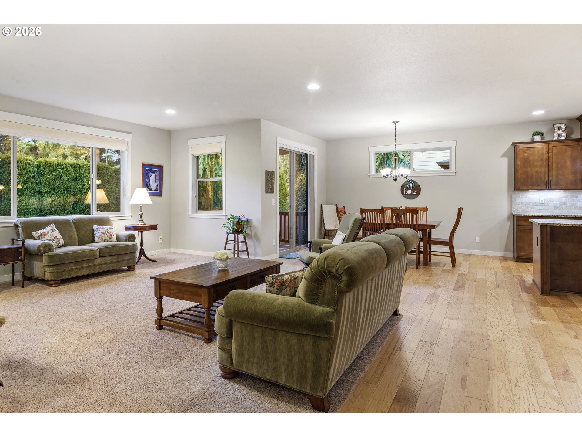 3110 Northeast 174th Street Ridgefield, WA 98642 - Photo 16 of 36 a living room with furniture and a fireplace