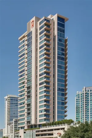 a front view of a building