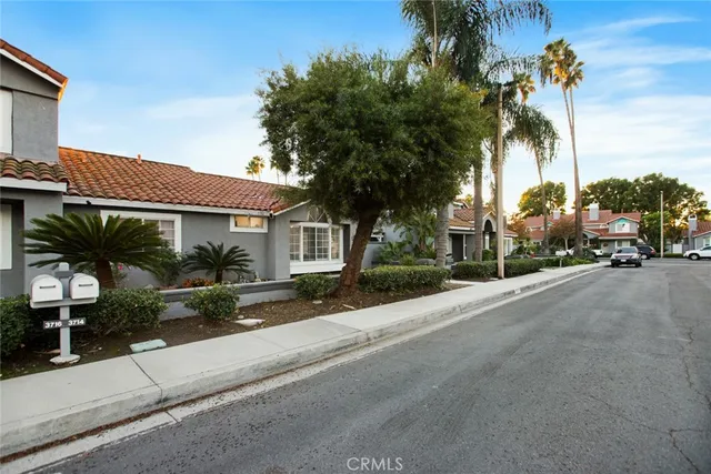 a view of a street with a building and a street view