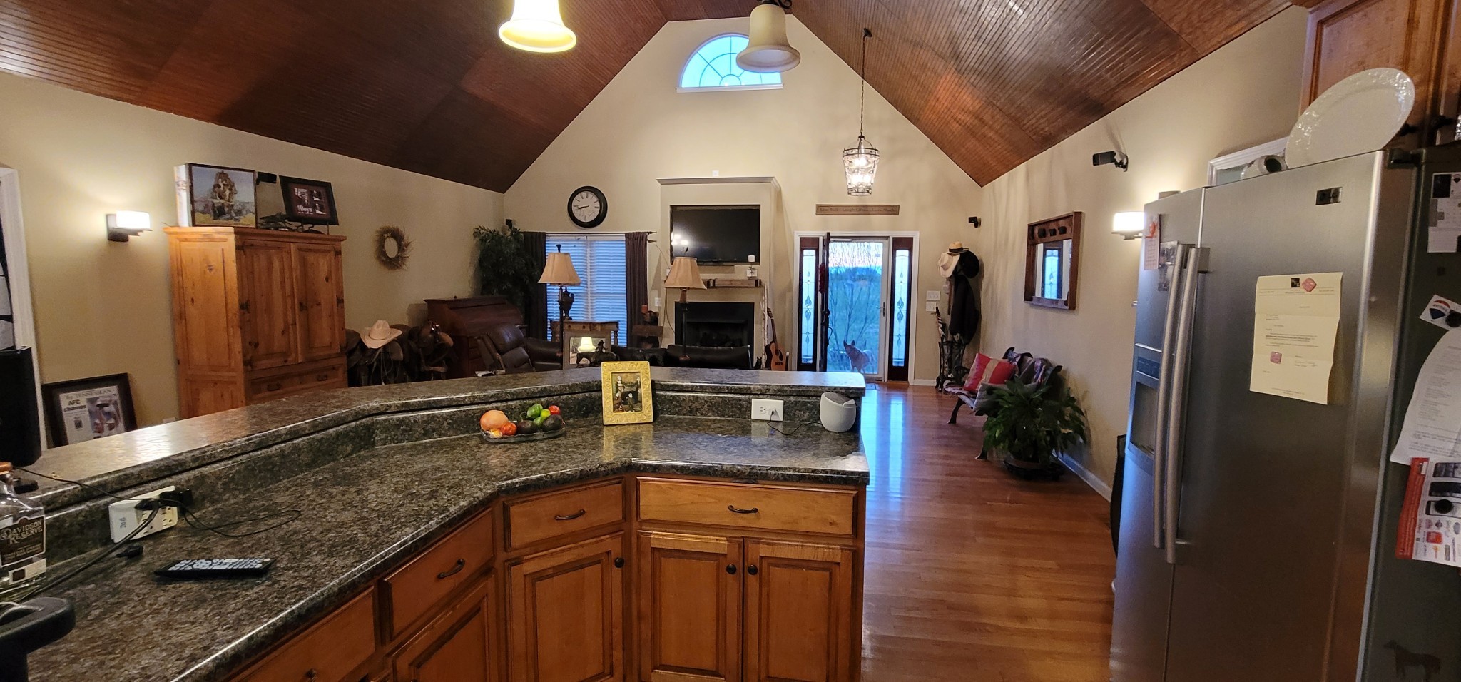 6197 H B Lee Road Springfield, TN 37172 - Photo 16 of 60 a kitchen with stainless steel appliances granite countertop a refrigerator a stove and a sink