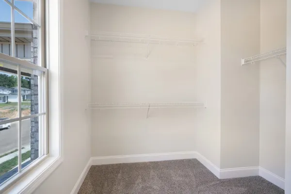 a small space with a window