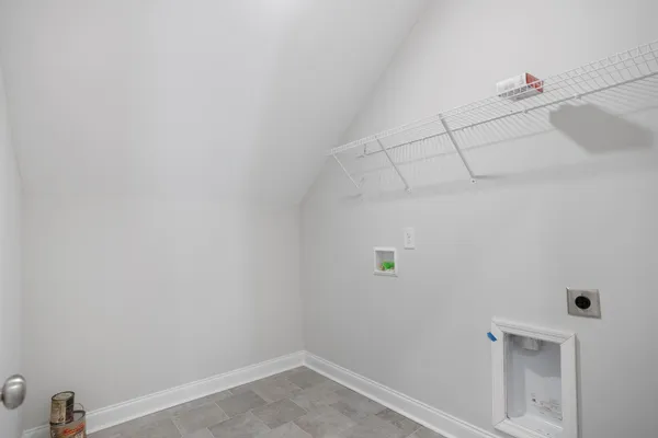 a view of a garage room