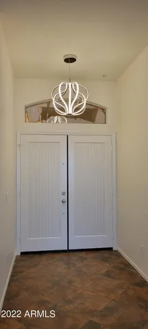 a view of kitchen island with wooden floor