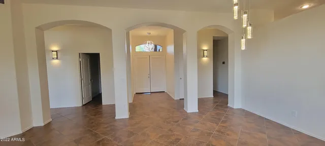 a view of a room with front door