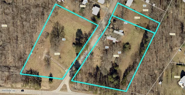 a bird view of a house