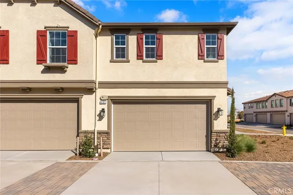 a view of a house with many windows