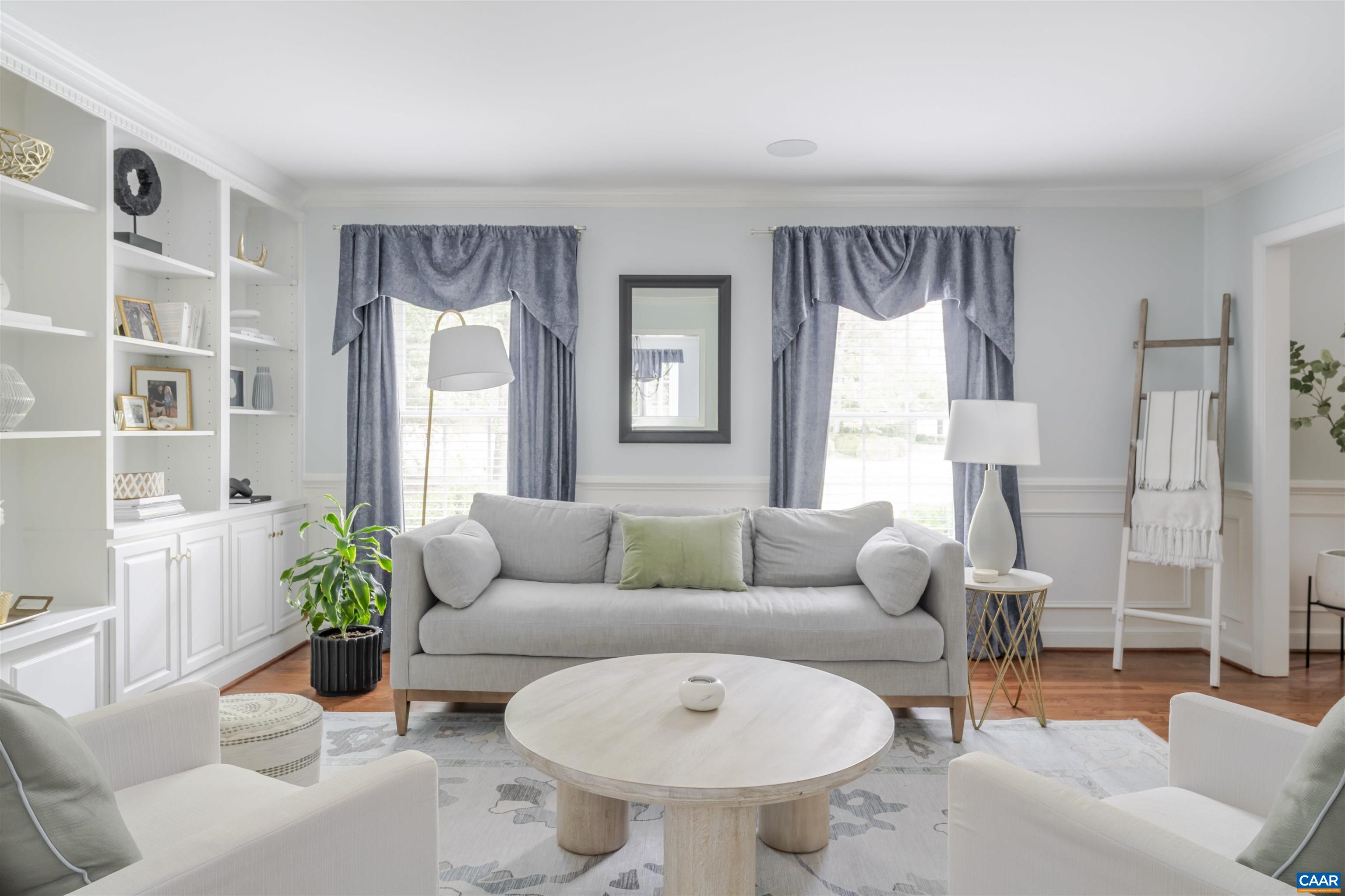 3359 Marsden Point Keswick, VA 22947 - Photo 23 of 47 a living room with furniture and a large window