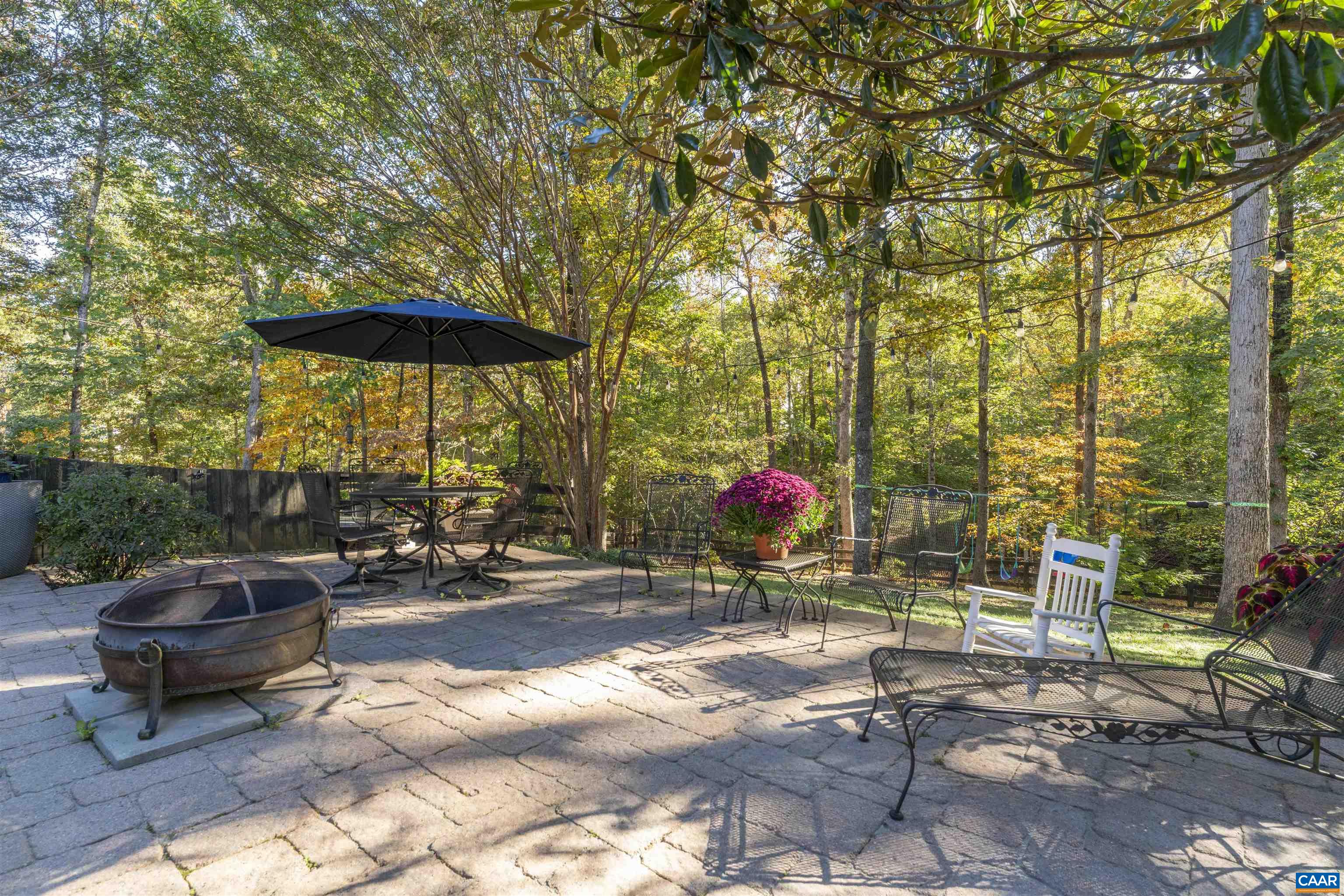3359 Marsden Point Keswick, VA 22947 - Photo 4 of 47 a view of backyard with outdoor seating and trees