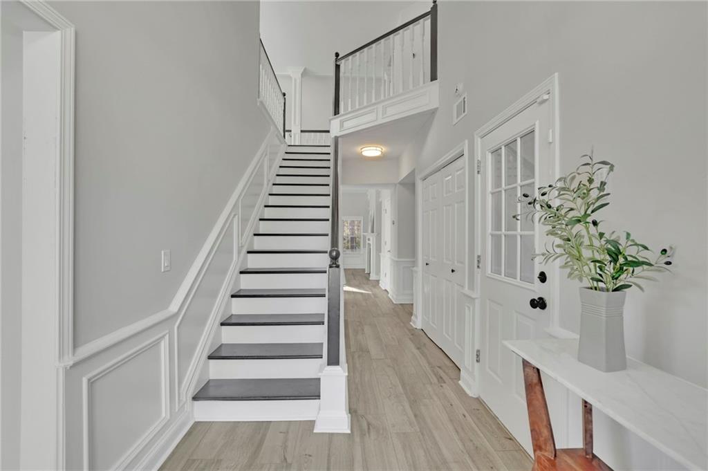 5696 Kilrush Court Mableton, GA 30126 - Photo 5 of 46 a view of entryway with wooden floor