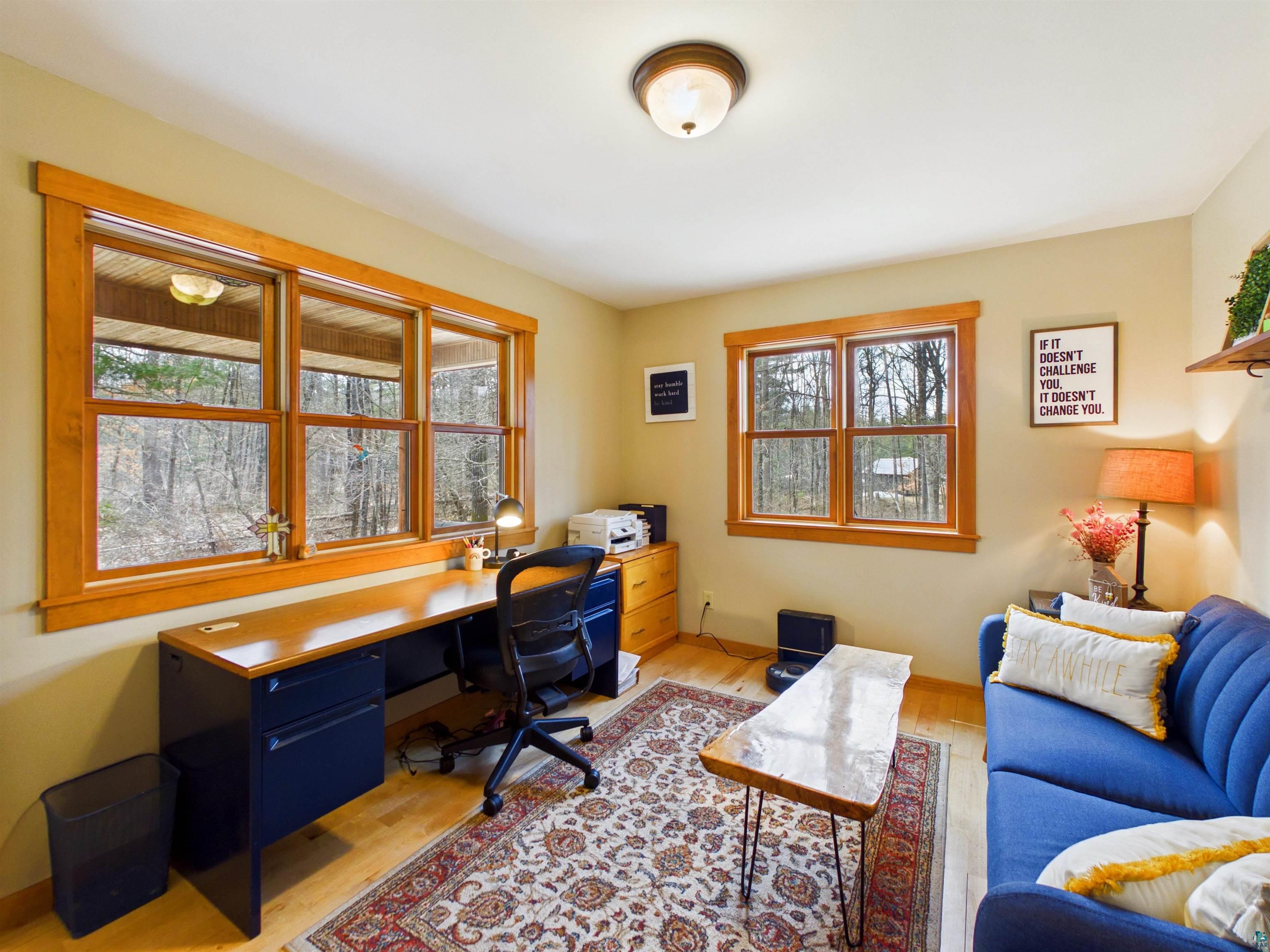 16539 Acorn Ridge Hayward, WI 54843 - Photo 16 of 58 Office space featuring light wood finished floors and baseboards