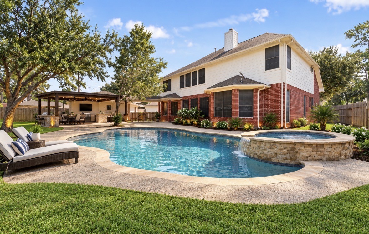 20423 Forest Drive Spring, TX 77388 - Photo 5 of 45 Rendering showing what a pool might look like in this expansive backyard.