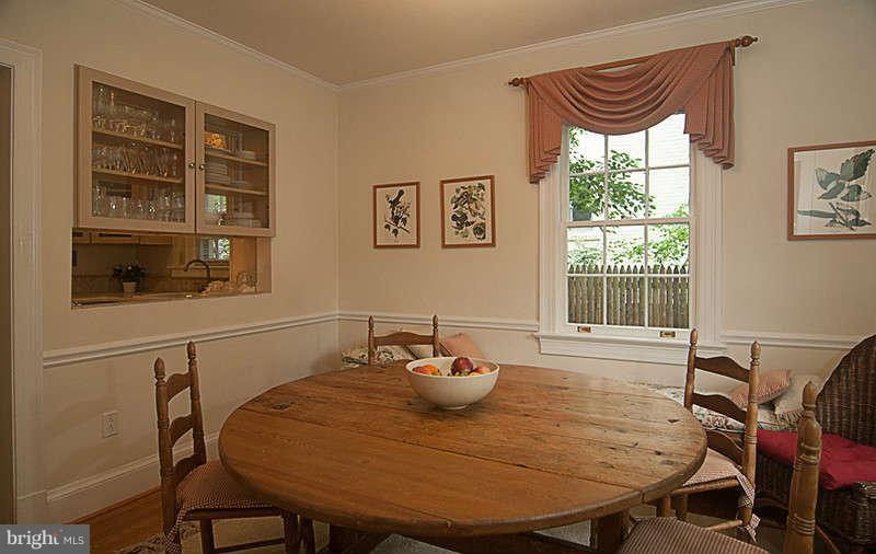 5202 Goddard Road Bethesda, MD 20814 - Photo 9 of 21 Dining Room with pass-through to Kitchen
