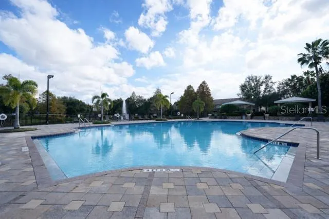 a view of a lake with outdoor space