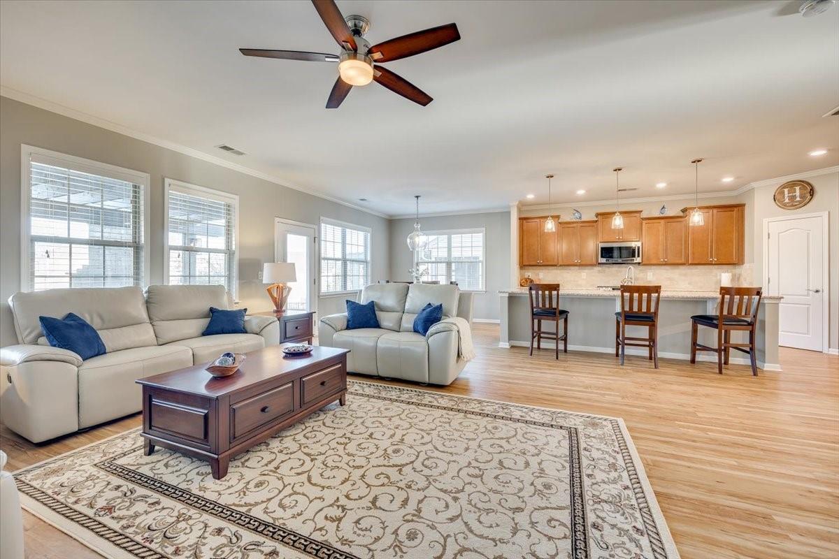 2350 Talon Point Circle Fort Mill, SC 29715 - Photo 13 of 45 a living room with furniture and kitchen view