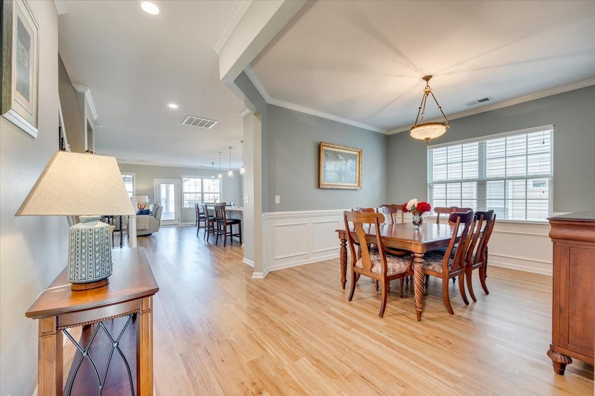2350 Talon Point Circle Fort Mill, SC 29715 - Photo 19 of 45 a dining room with furniture window and wooden floor