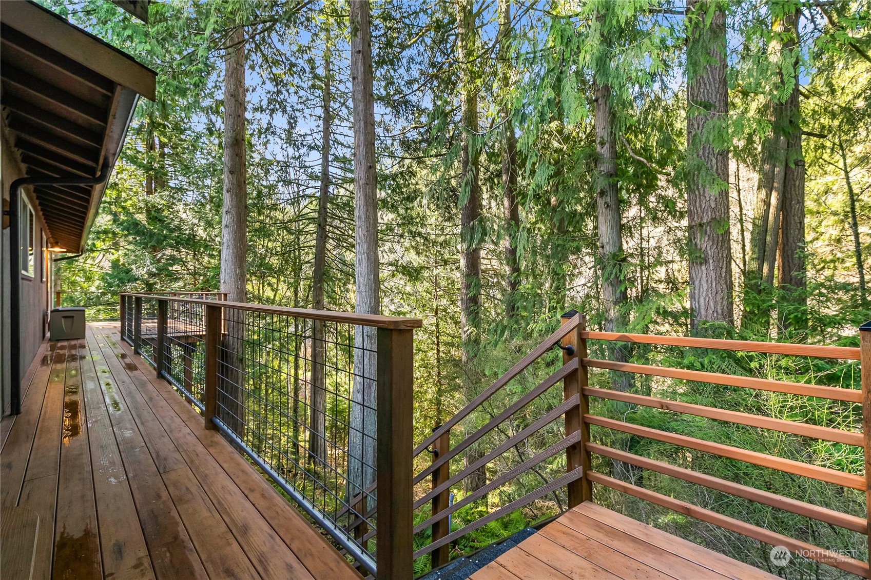 8 Topper Drive Bellingham, WA 98229 - Photo 22 of 32 a view of balcony with wooden floor and fence