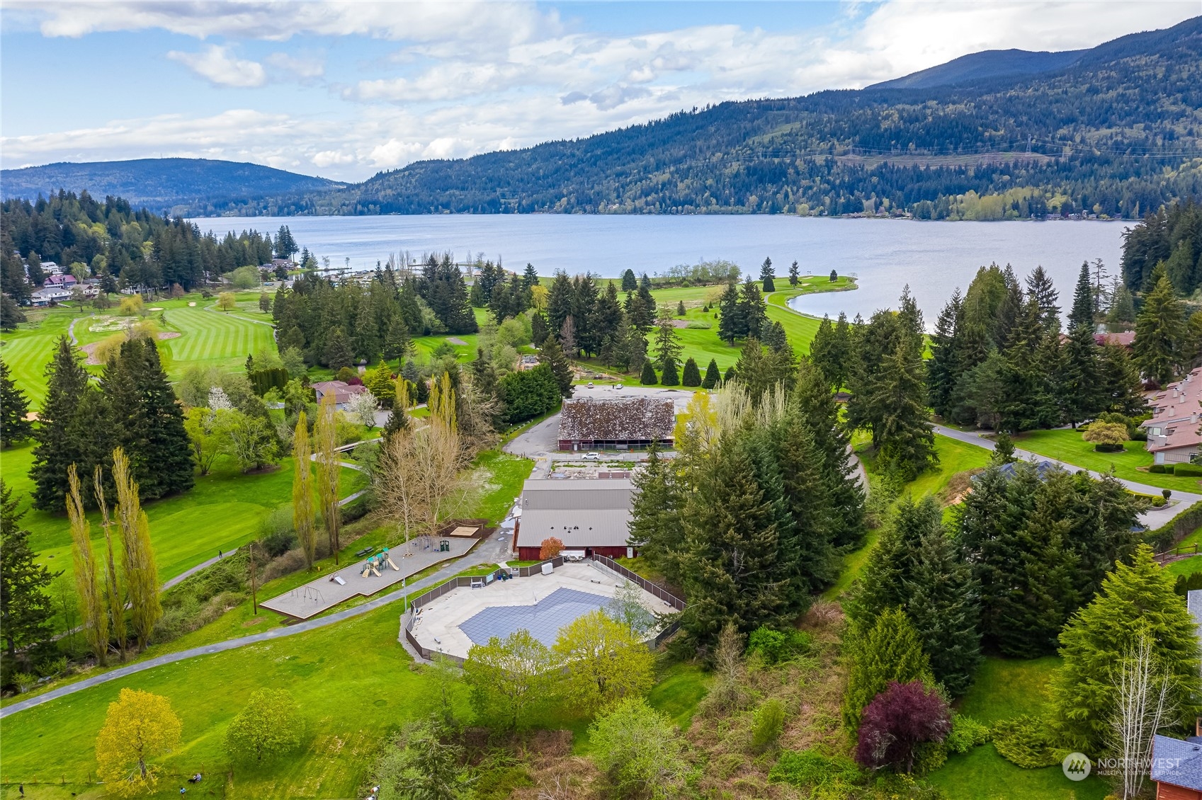 8 Topper Drive Bellingham, WA 98229 - Photo 30 of 32 an aerial view of residential house with outdoor space and river view