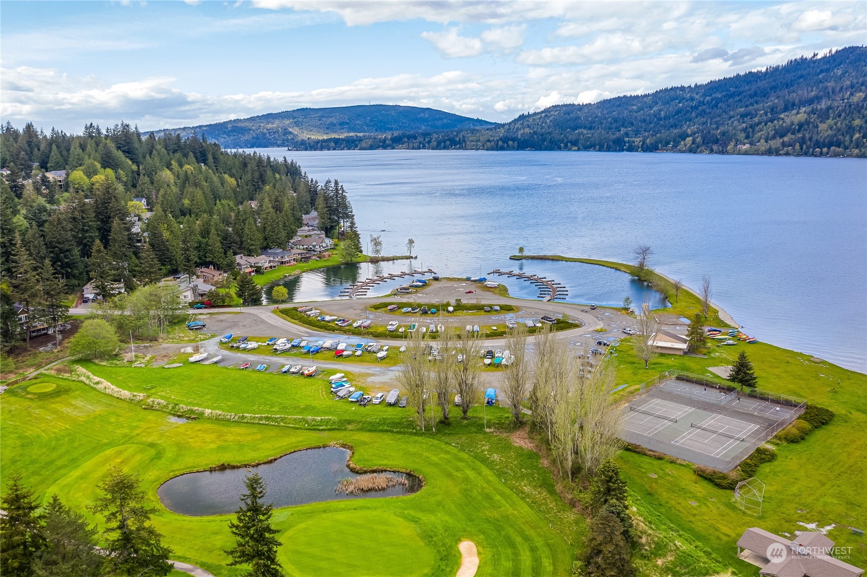 8 Topper Drive Bellingham, WA 98229 - Photo 31 of 32 an aerial view of a house with a garden